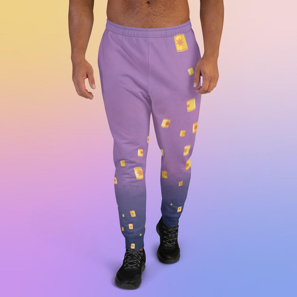 Floating Lanterns Surrounded By Magic Joggers