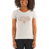 I Prefer You In Leather Tee