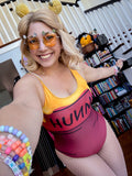 Red Hunny Pot One-Piece Swimsuit