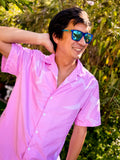 Saja Boys "Jinu" Pink Button-Down Cosplay Shirt