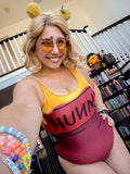 Red Hunny Pot One-Piece Swimsuit