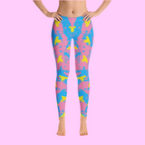 Jazzercise Aurora Crown Leggings (Adult Leggings)