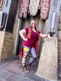 Ahsoka Cosplay Leggings (Adult, Plus, Yoga, Capri)