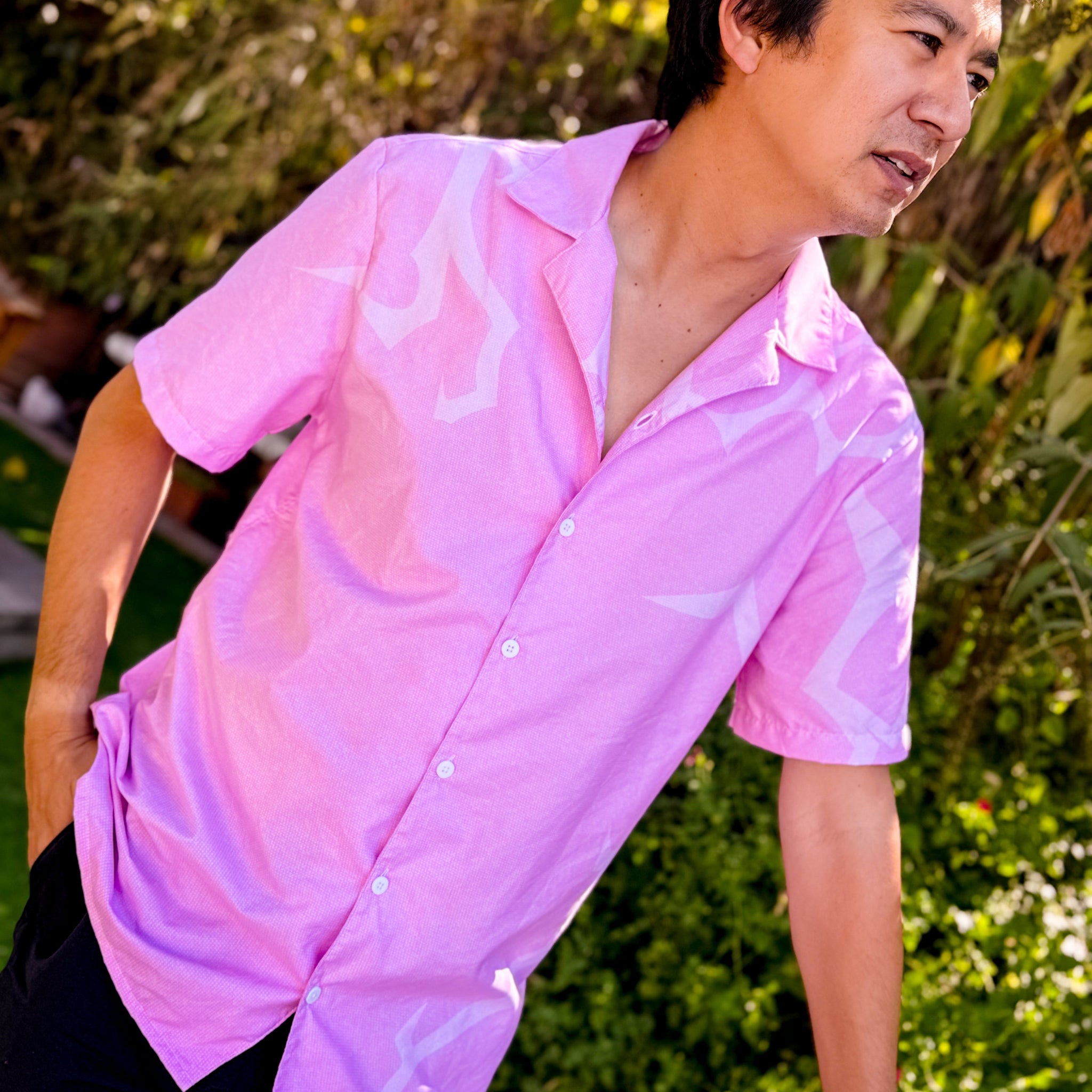 jinu dress shirt Saja Boys "jinu" Dark Button-down Cosplay Shirt