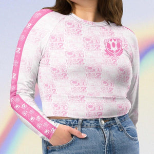 Racer- Royal Pink crop top