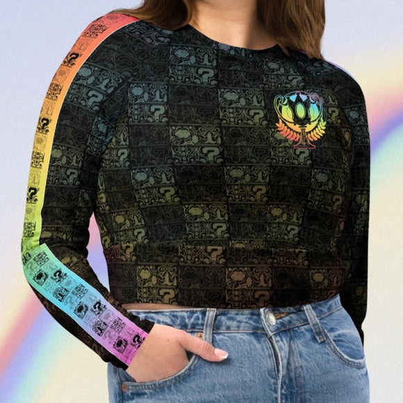 Racer- Rainbow Road crop top