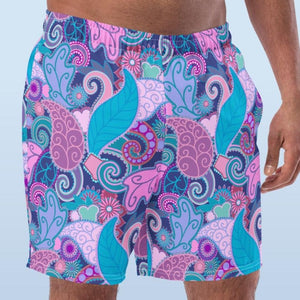 Paisley Wonderland swim trunks