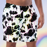 Trippy Cow swim trunks