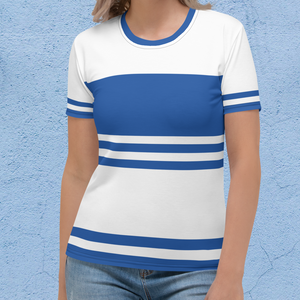 Nami Blue and White Striped Cosplay Tee