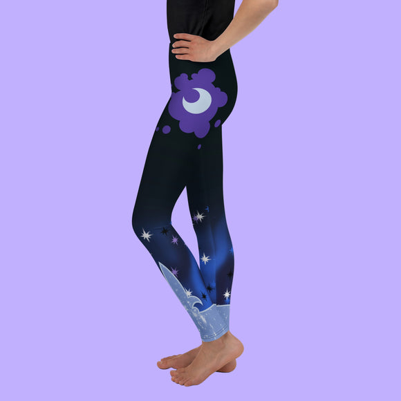 Nightmare Moon Cutie Mark Kids Leggings