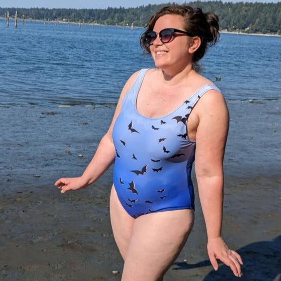 Frickin Bats One-Piece Swimsuit