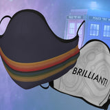 13th Doctor Mask- Blue (Adult & Kid Sizes)