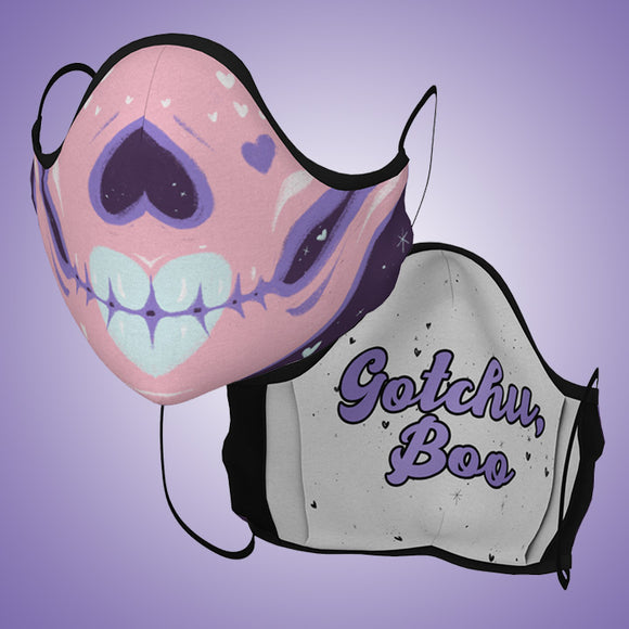 Violet & Pink Adorabones Skull Mask (Adult & Kids Sizes)
