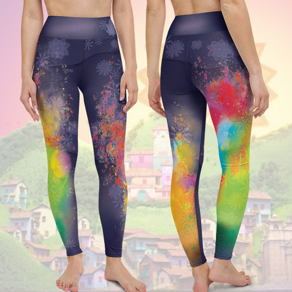 Isabela Madrigal Splatter Yoga Leggings (Adult & Plus size) –  TheAdventureEffect