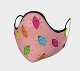 Pink "Get Lit" Lights Mask (Adult & Kids Sizes)