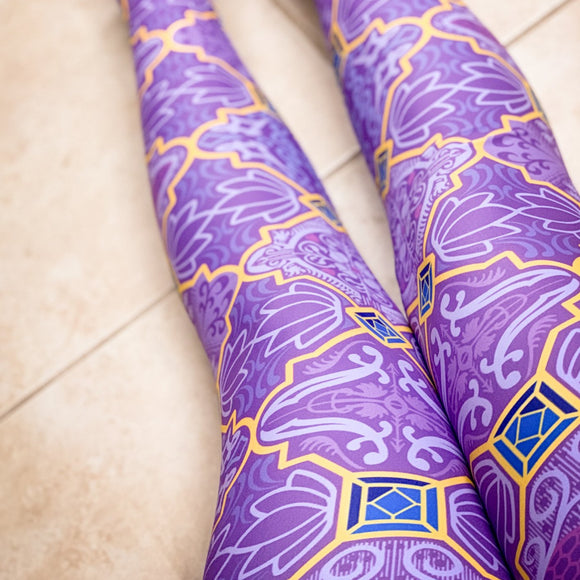 Arabian Princess Patterned Leggings (Traditional & Capris