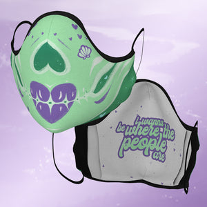 Ariel Adorabones Skull Mask (Adult & Kids Sizes)