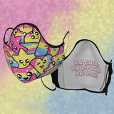 LGBTQties Pansexual Mask (Adult & Kids Sizes)