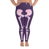Violet & Pink Adorabones Skeleton Leggings (Standard & Plus Sizes)