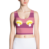 Follow Me To Wonderland Chesire Shroomie Crop Top