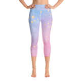 Pink and Blue Surrounded by Magic Leggings (Traditional & Capris)