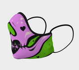 Green & Pink Adorabones Skull Mask (Adult & Kids Sizes)