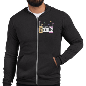 Here For The Drinks Hoodie (Lightweight)